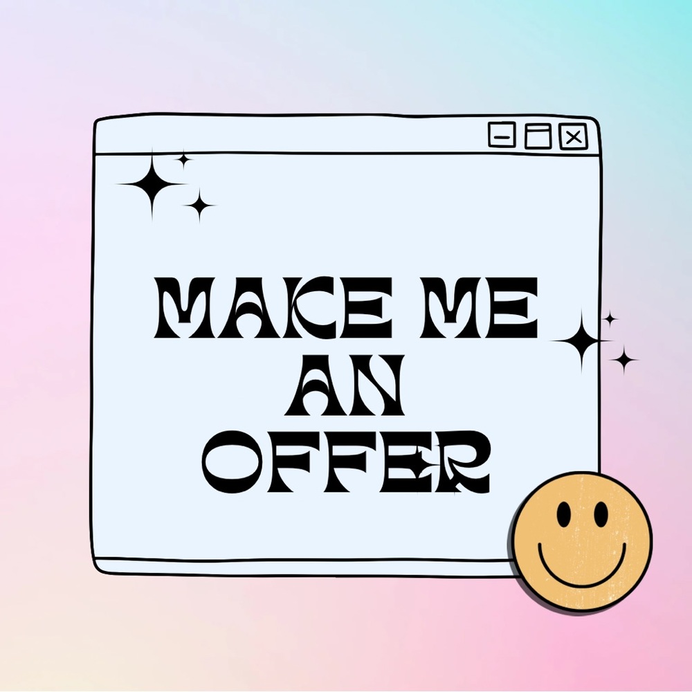 I ACCEPT ALL REASONABLE OFFERS!!!1